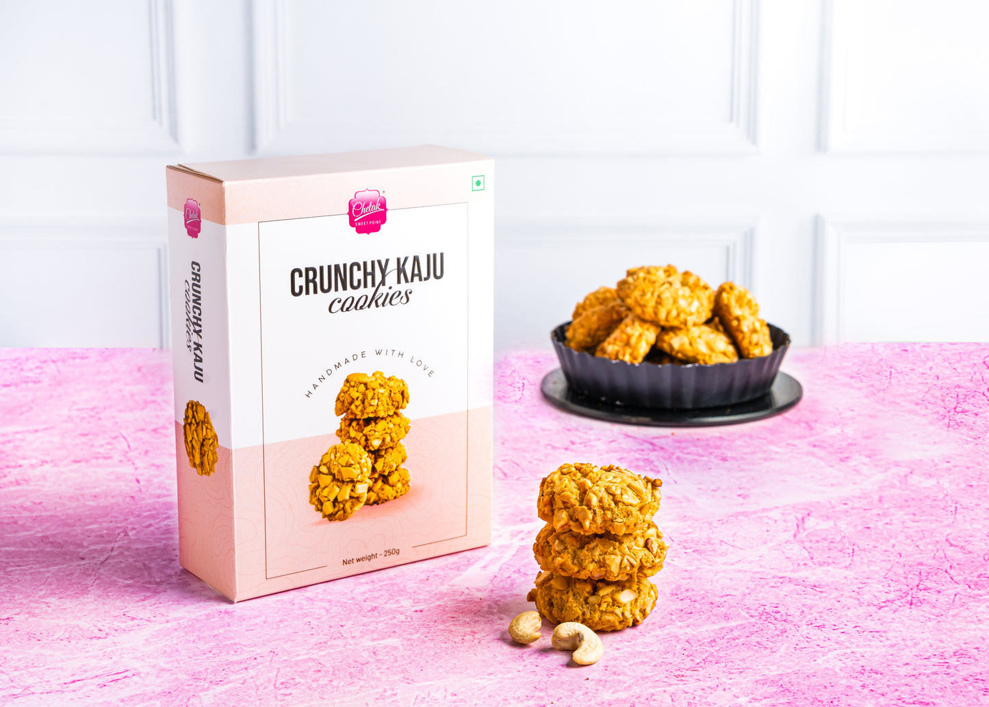 Crunchy Kaju Cookies